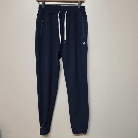 Vuori Other - Vuori Pants Mens Small Blue Transit Jogger Pull On Drawstring Stretch Athleisure